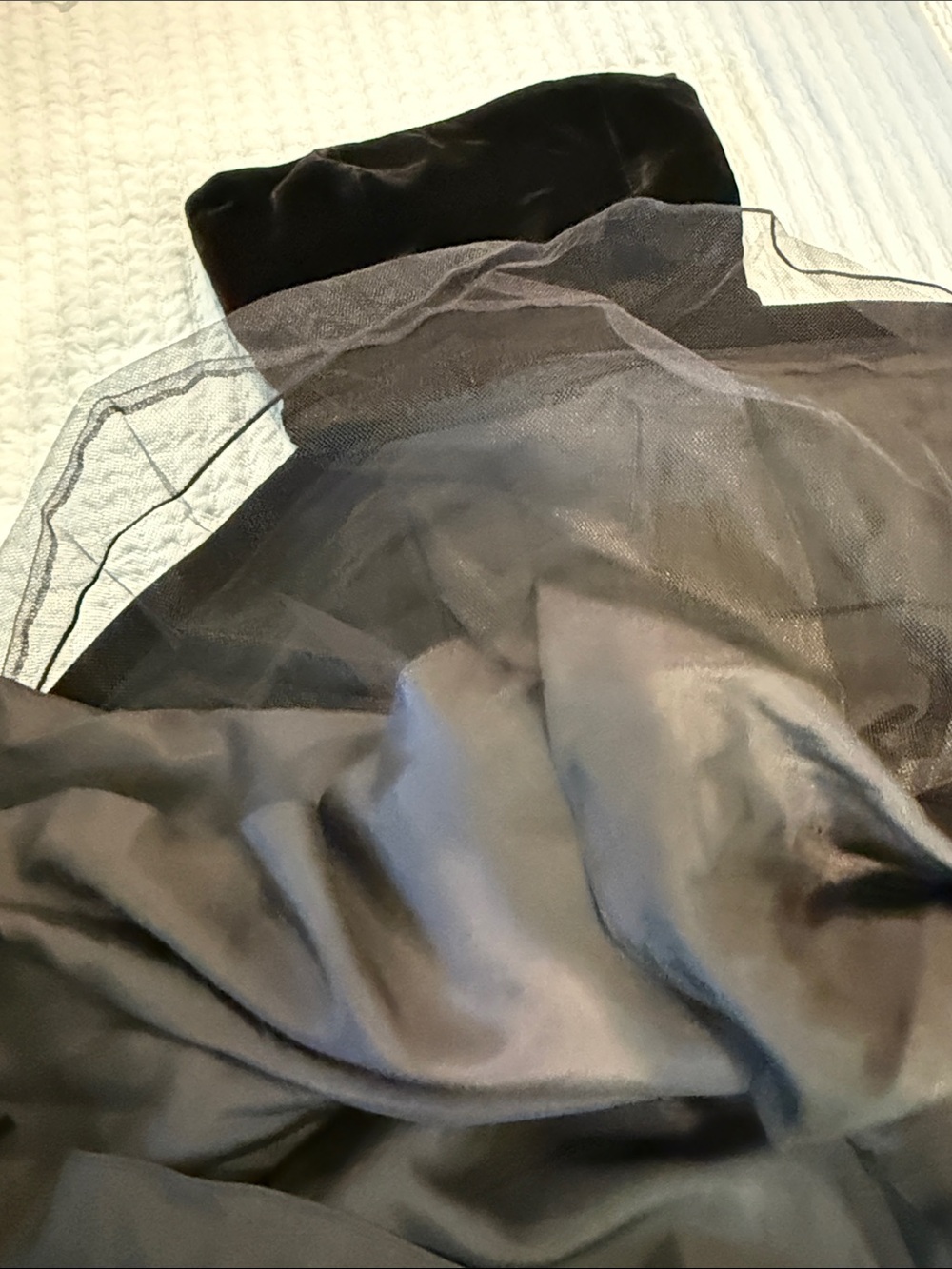 Ralph Lauren Black Label Velvet Strapless Dress with Satin Sash - Picture 6 of 8